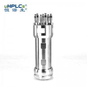 恒譜生液相色譜柱裝填裝置裝柱機(jī)勻漿罐配套一出一單接頭可定制，適用于柱管內(nèi)徑2.1#、3.0#、4.0#、4.6#、10#轉(zhuǎn)接頭