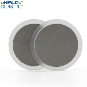 恒譜生HPLC在線過(guò)濾器PCTFE不銹鋼篩板液相色譜濾膜，OD22.4*ID19.0*H1.6