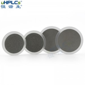 恒譜生超高壓PCTFE液相色譜耗材不銹鋼在線過濾器篩板，OD6.4*ID1.6*H1.6